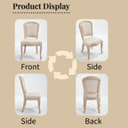 French Country Dining Chairs Set of 2
