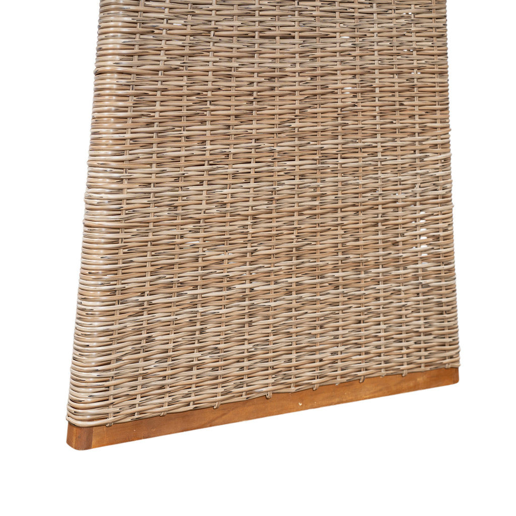 Outdoor Acacia Wood Dining Table, Teak Finish
