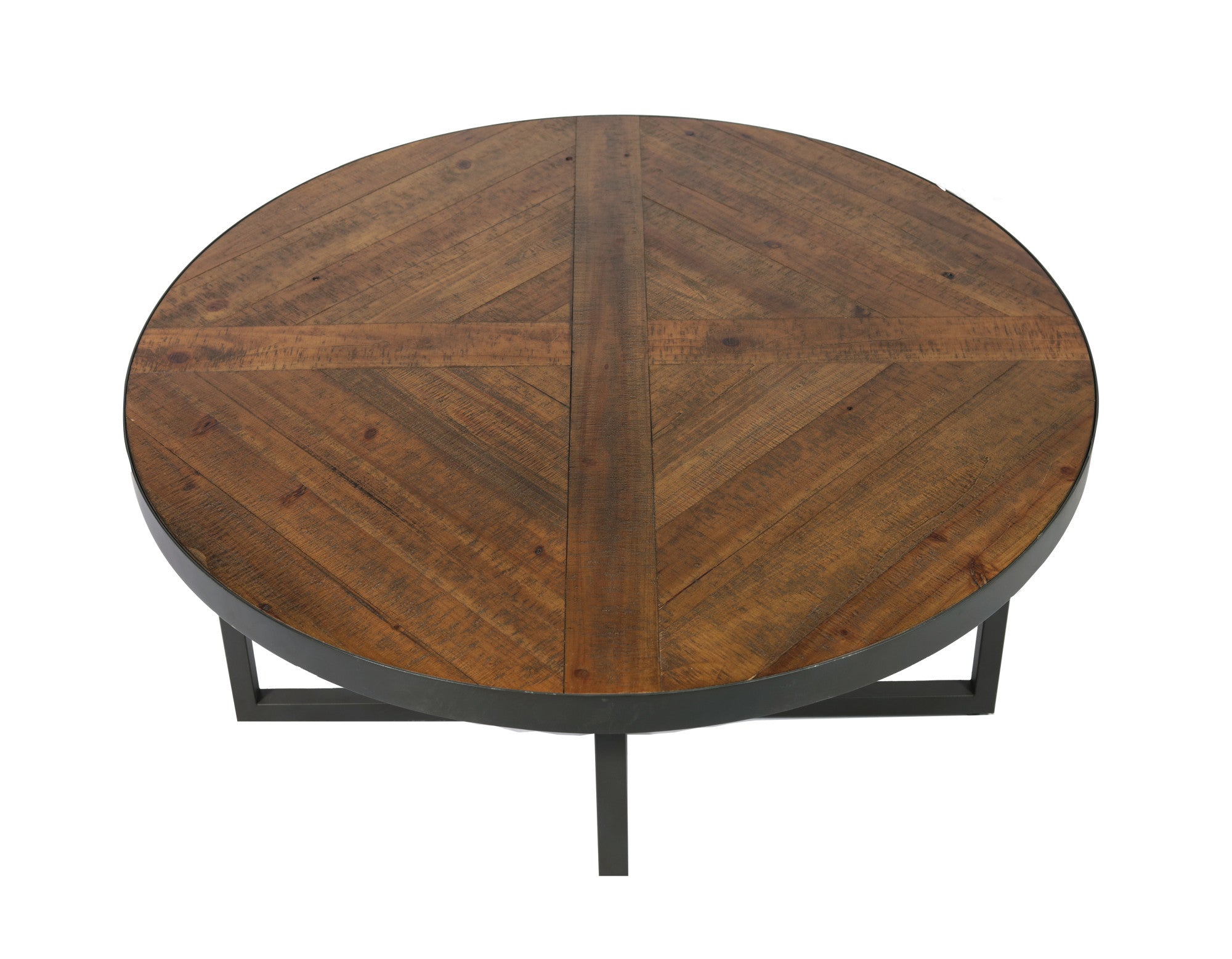 Brown Round Coffee Table