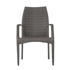 Outdoor Wicker Chairs Set, 2 Chairs