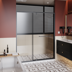 56-60 in W x 72 in H Pivot Shower Door