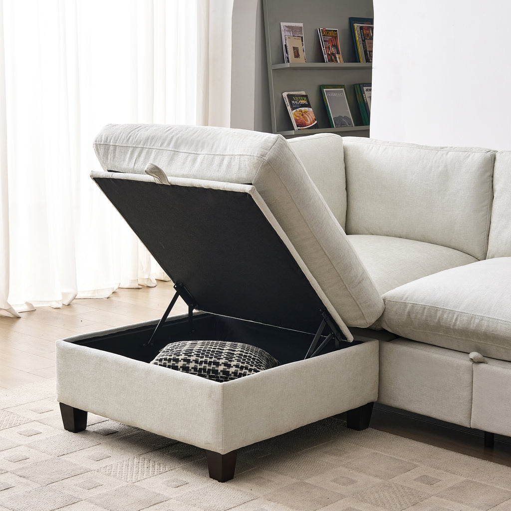 96.5" Sectional Couch for Living Room