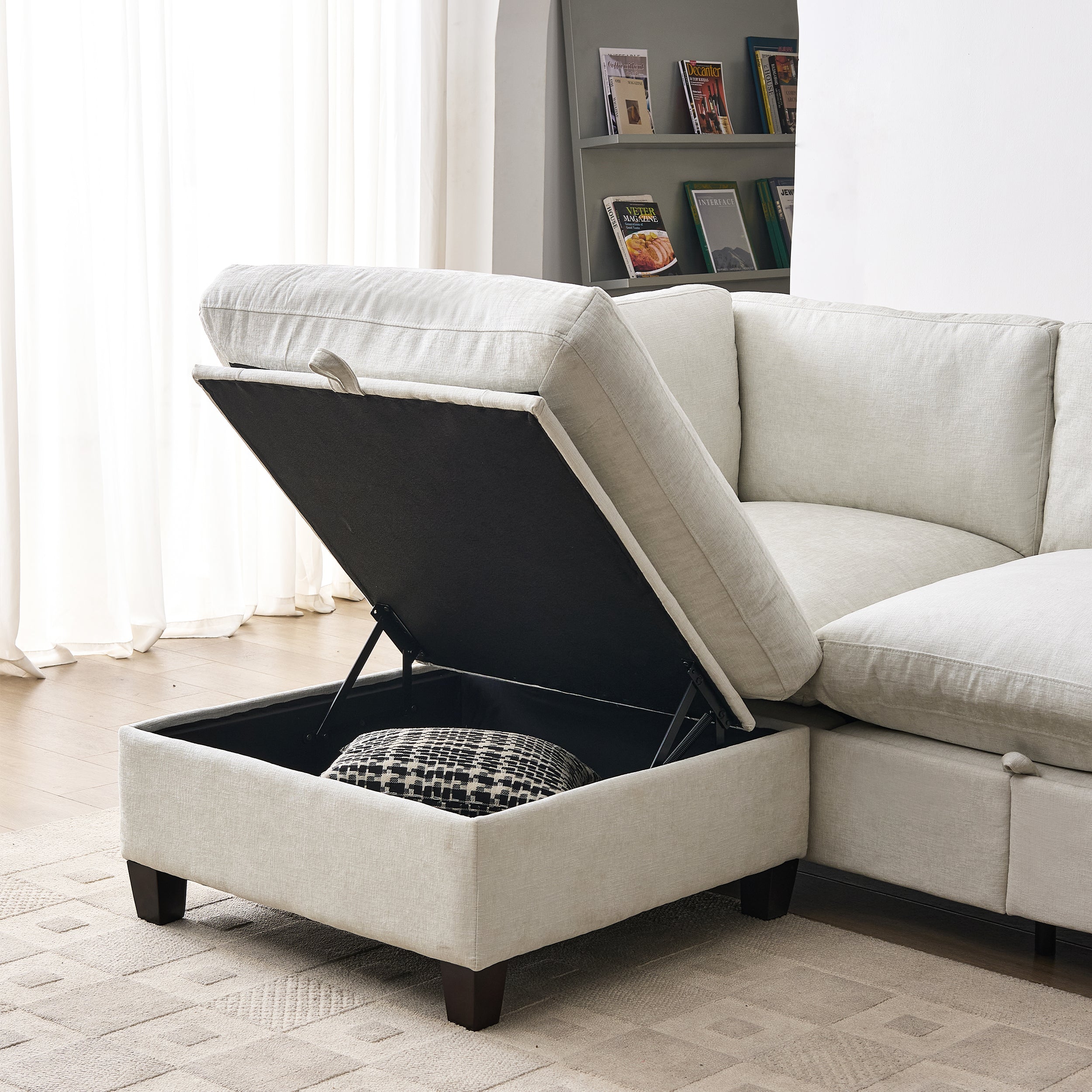 96.5" Sectional Couch for Living Room