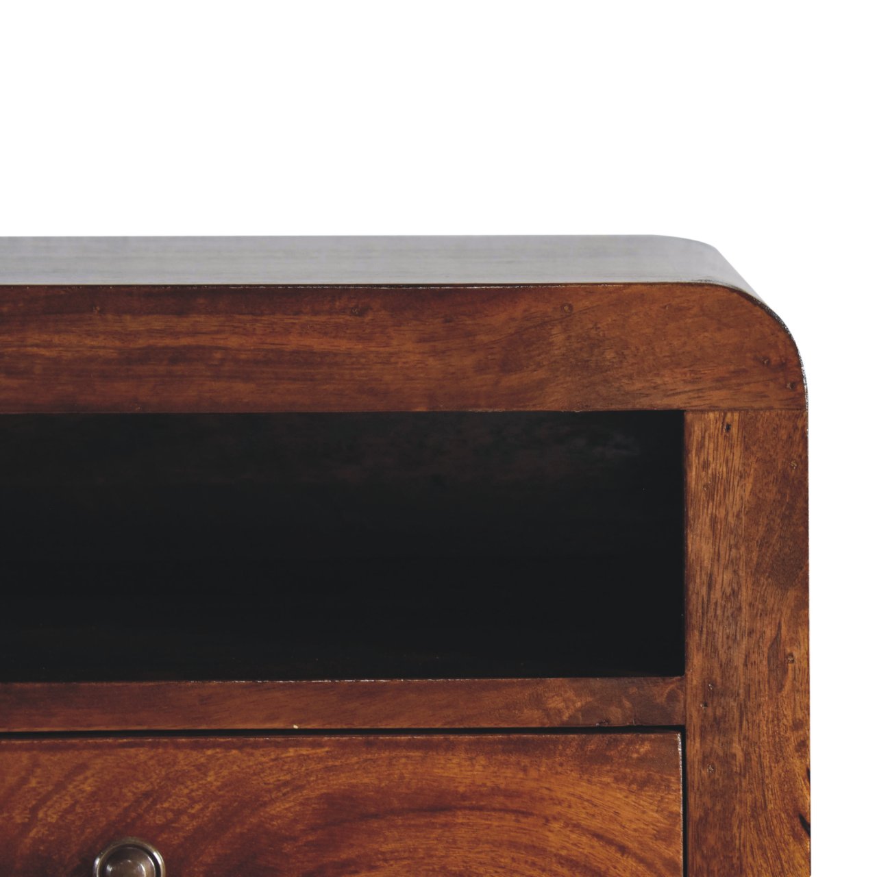 Chunky Chestnut Floating Bedside Nightstand