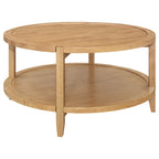 Elliott Maple 2-Piece Round Coffee and End Table Set