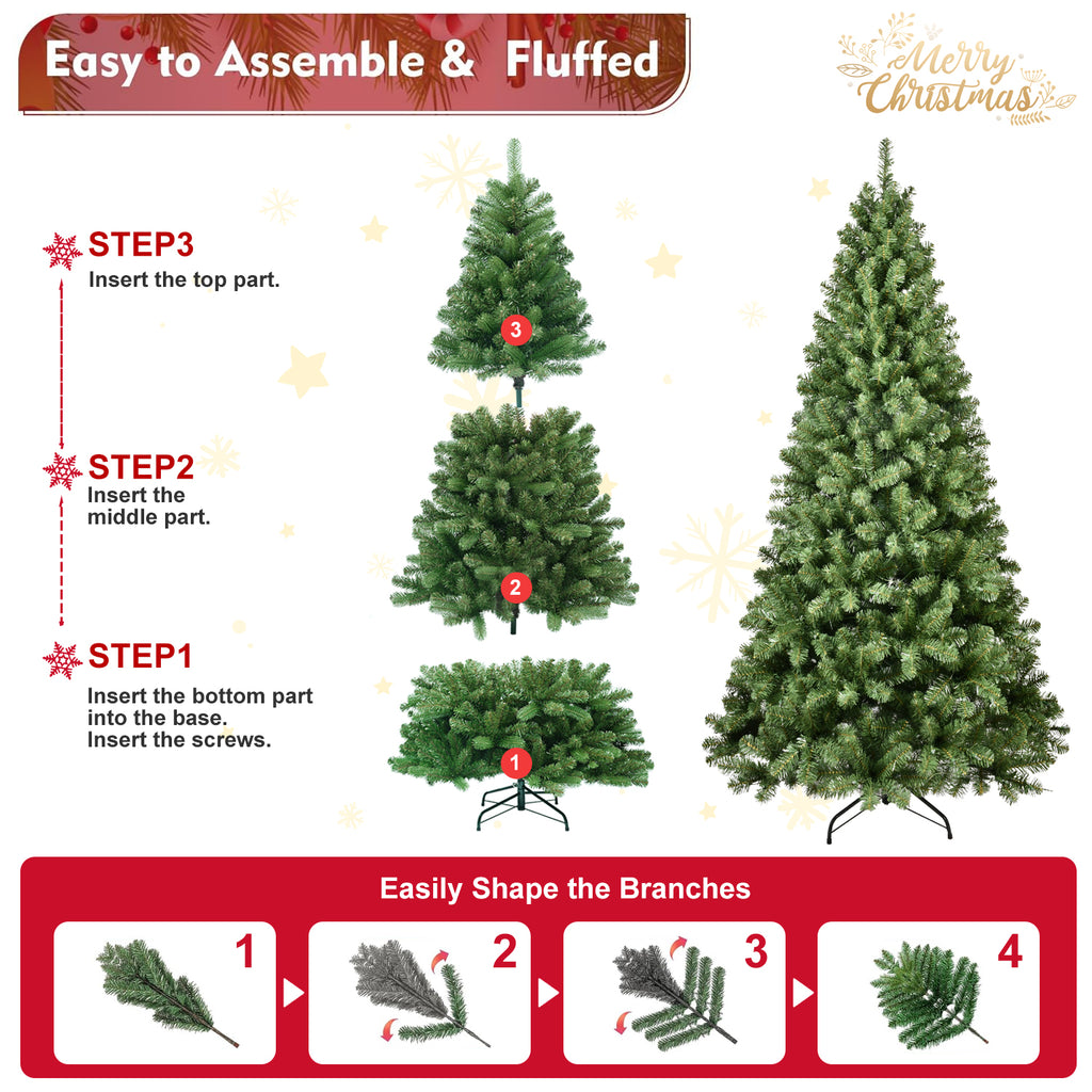 5ft Pre-Lit PVC Christmas Tree