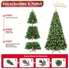 5ft Pre-Lit PVC Christmas Tree