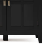 Artisan 66 Inch Wide Solid Wood 4 Door Storage Cabinet