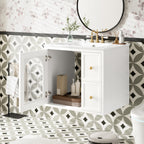24" Bathroom Vanity Set Wall Mounted for Small Spaces