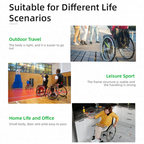 All Aluminum Foldable Lightweight Wheelchair