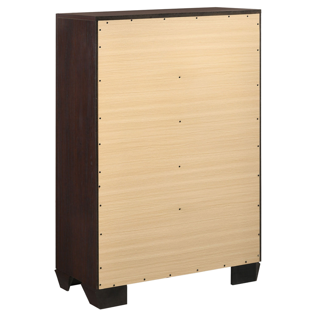 Oatfield Dark Cocoa 5-Piece Eastern King Bedroom Set