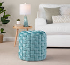 Round 16" Ottoman in Ice