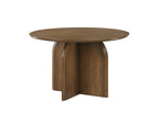 Delmon Dark Round Dining Table