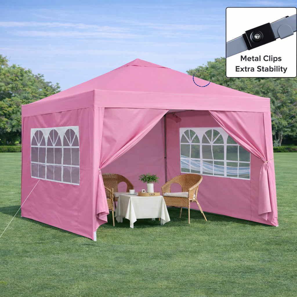 Outdoor 10x10 Ft Pop-Up Gazebo Canopy Tent