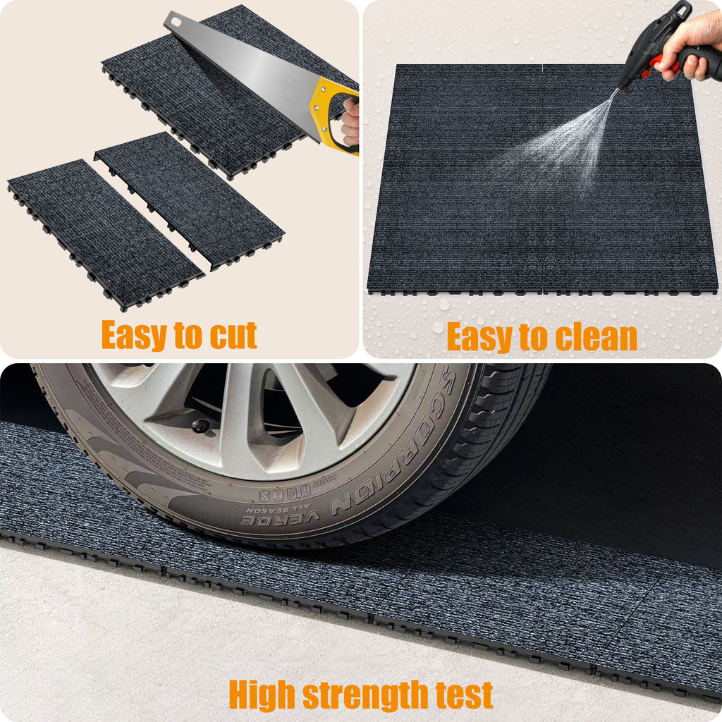 Carpet Floor 12" Patio Deck Tiles
