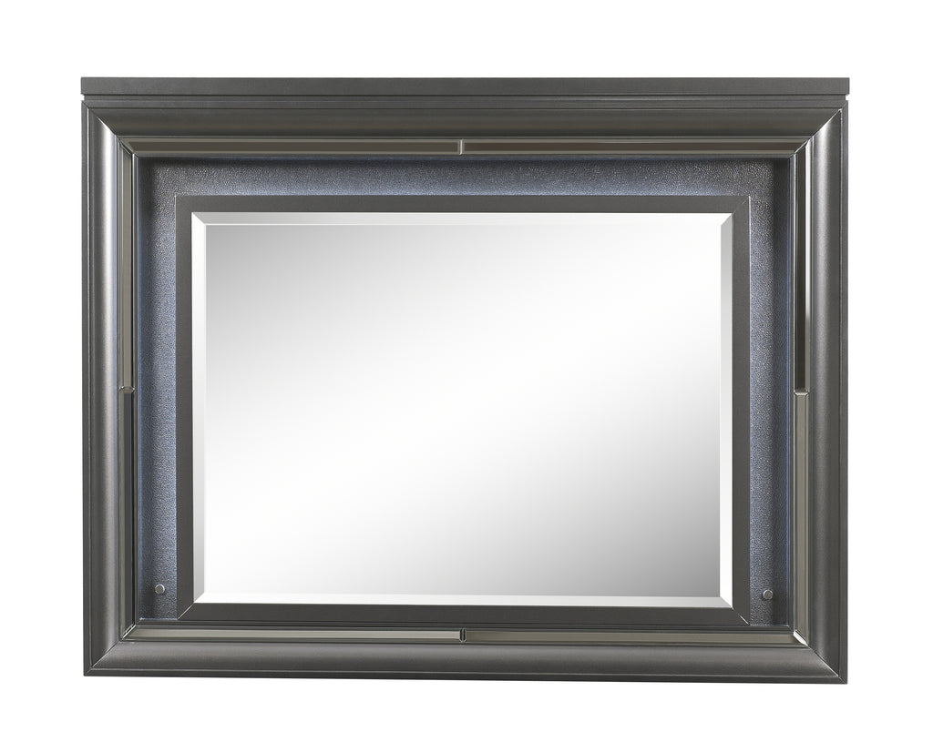 Sawyer Metallic Vanity & Dresser Mirror