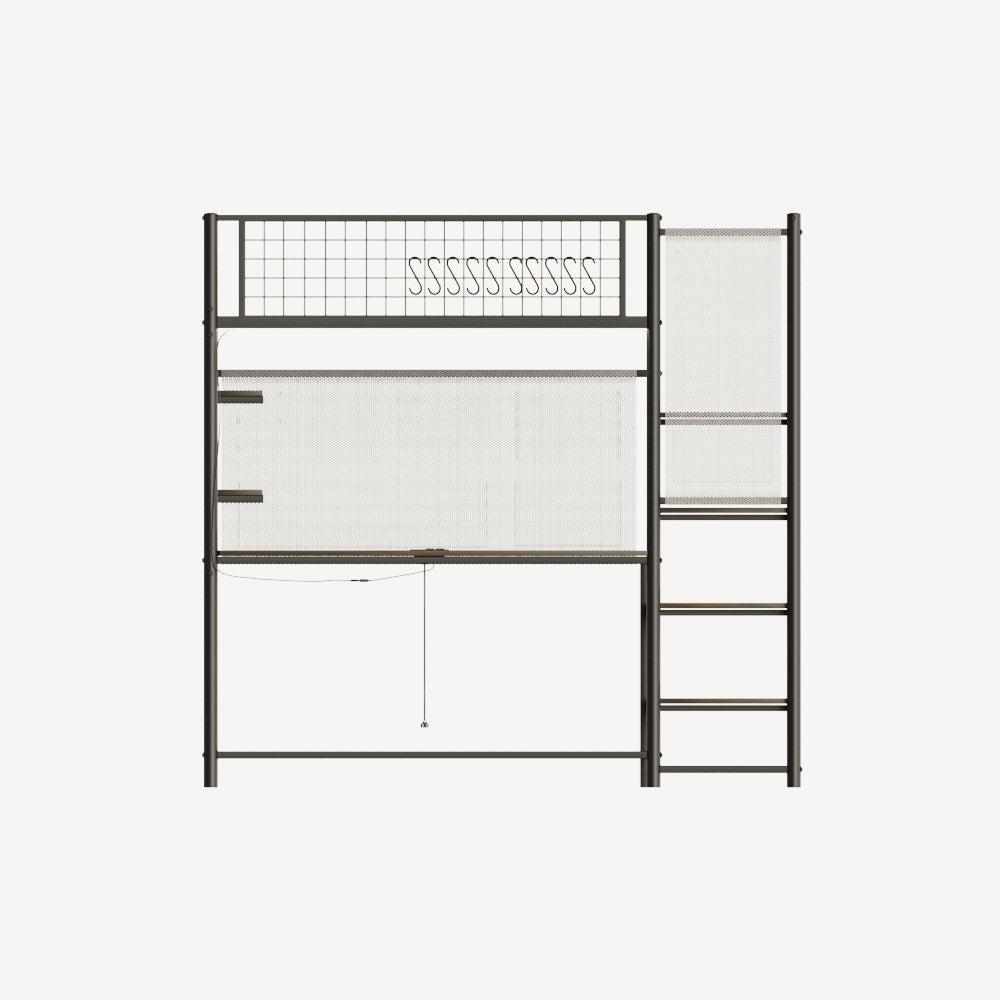 Full Size Loft Metal Bed