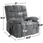 Lift Recliner Chair with Heat Massage - Dual Motor