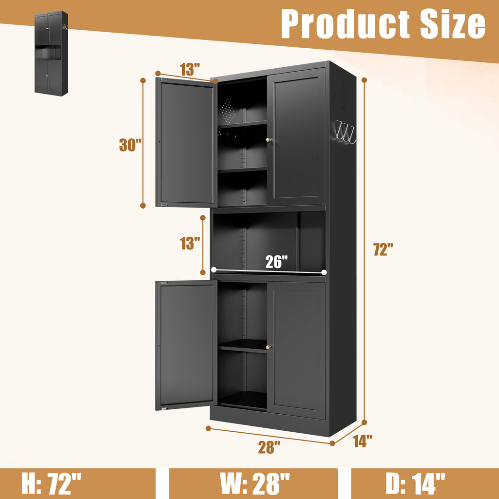 72" High