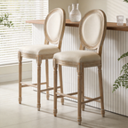 French Country 26'' Height Bar Chairs Set of 2