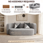 Eggshell Convertible Sofa Bed