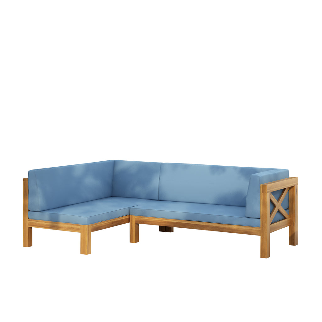 Brava X-Back Right Corner Bench Set of 2