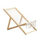 Set of 2 Weaving Chairs with Handwoven Rope
