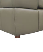 Large Arm Leather Match Upholstery Modular Sectional