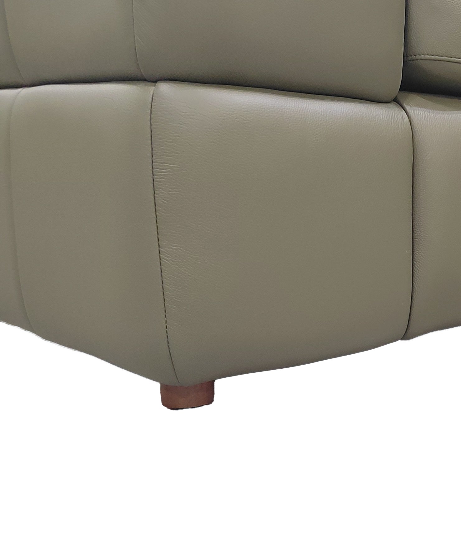 Large Arm Leather Match Upholstery Modular Sectional