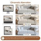 83.8" Oversized Chesterfield Pull Out Sofa Bed