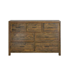 Brown 7-Drawer Dresser