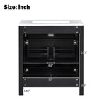 30" Bathroom Vanity with Ceramic Sink - Modern