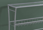 Clear Tempered Glass Accent Table