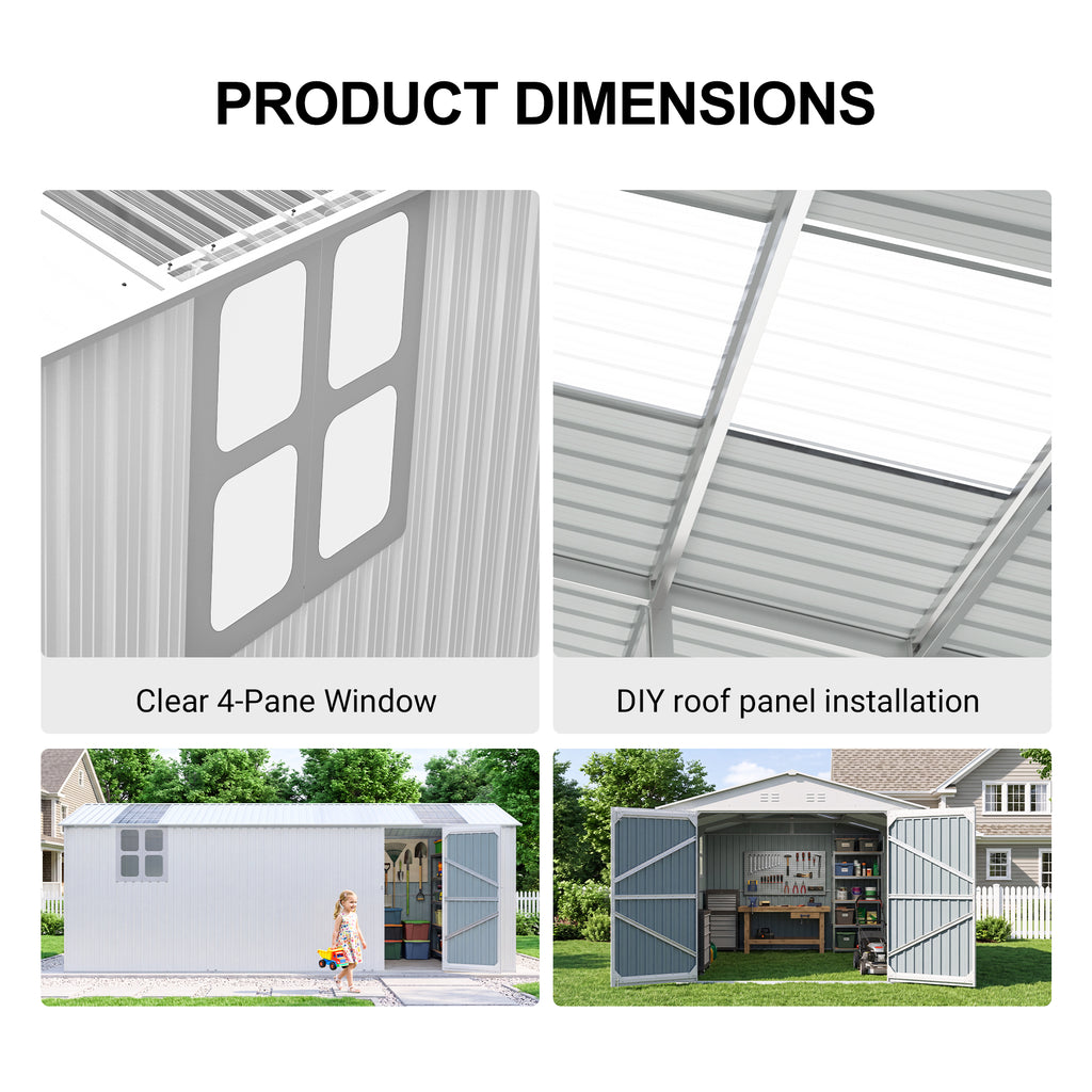 Outdoor Storage Shed 20x10 FT