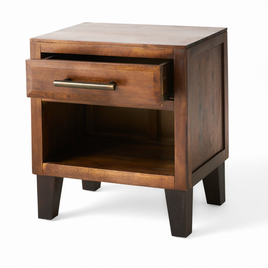 Acacia Wood End Table