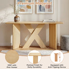 60.25" Minimalist Modern X-Frame Console Table