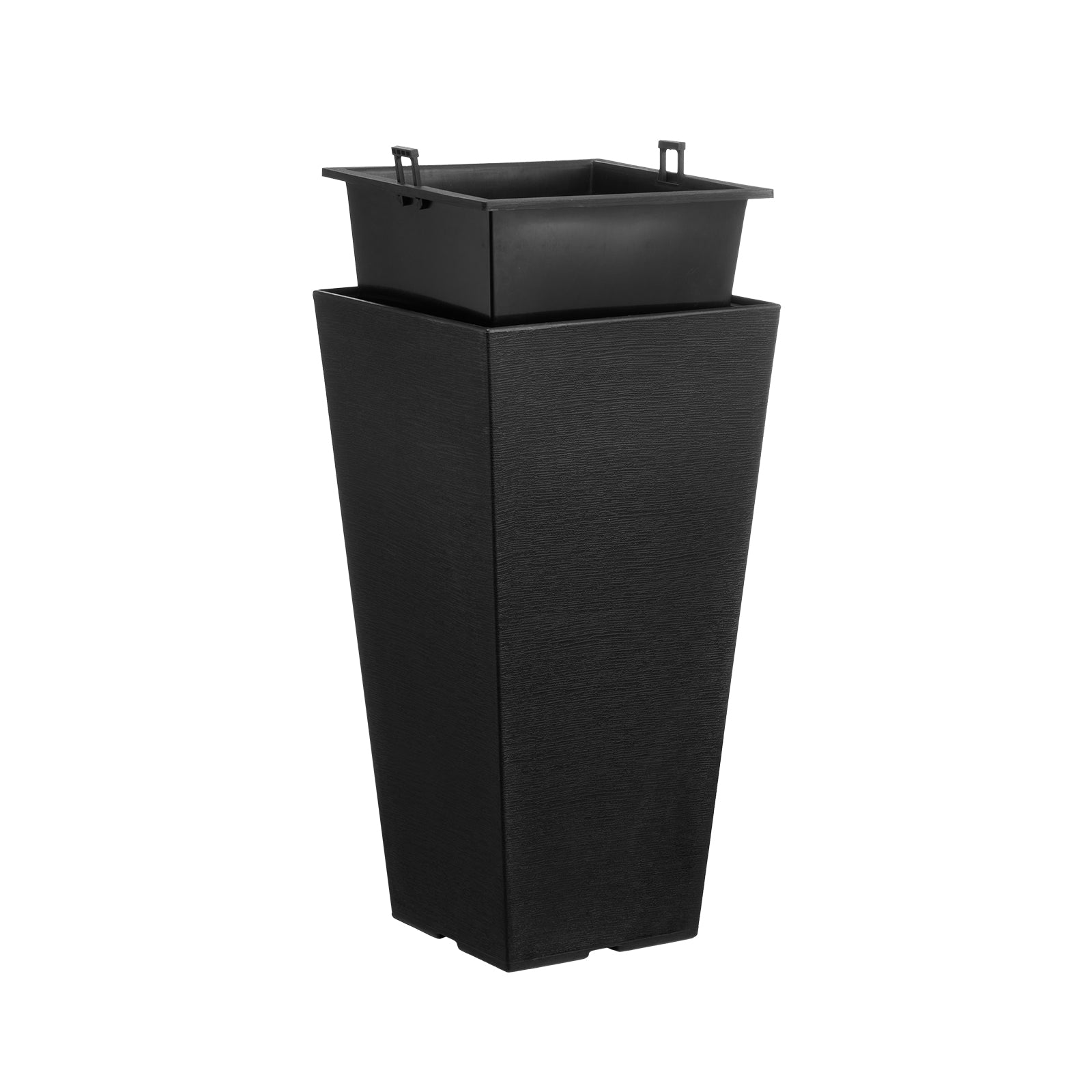 Set of 2 Tall Outdoor Planters - 22 Inch