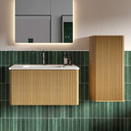 Chic Curvy Floating Side Cabinet