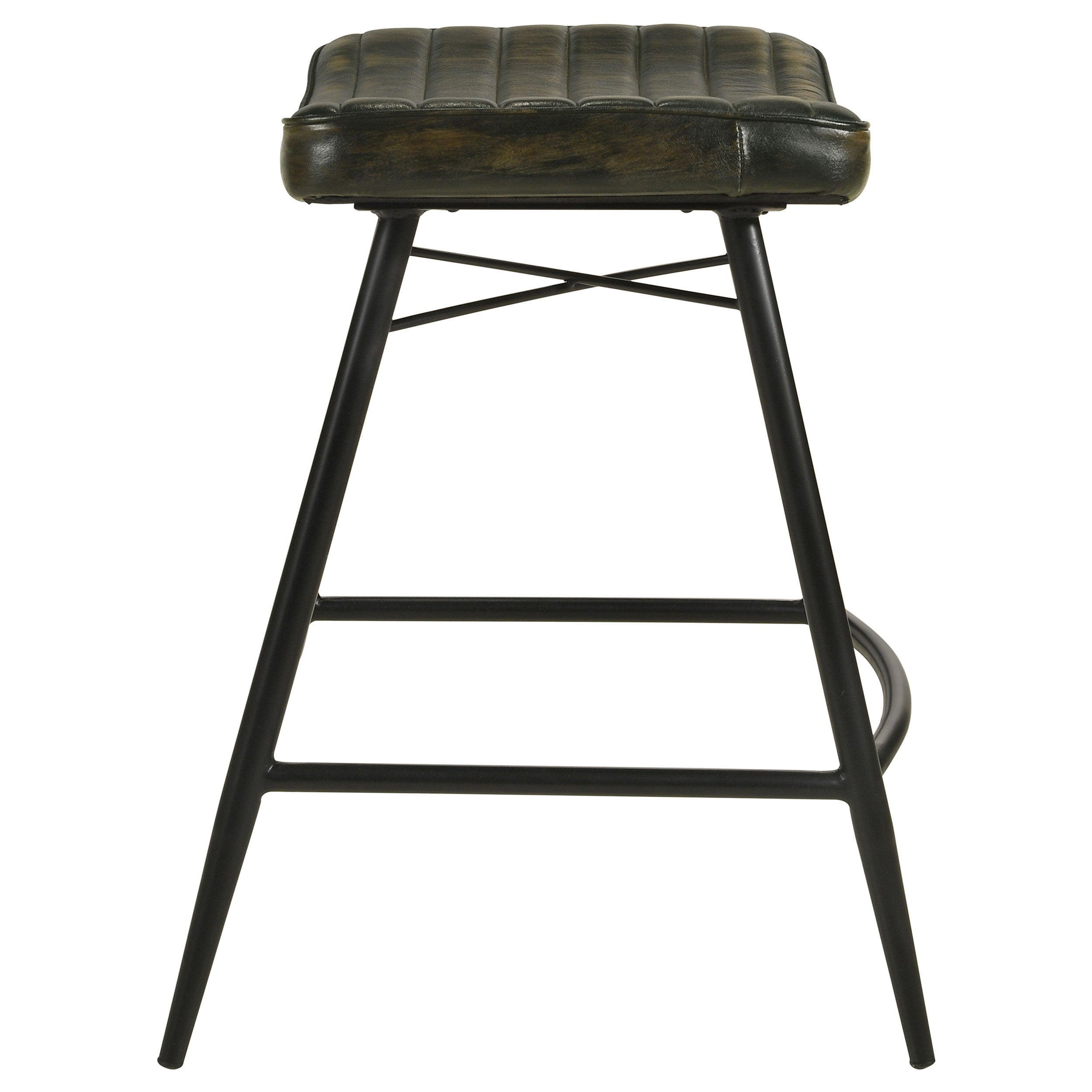 Ridgeway Leather Counter Stools Set of Two