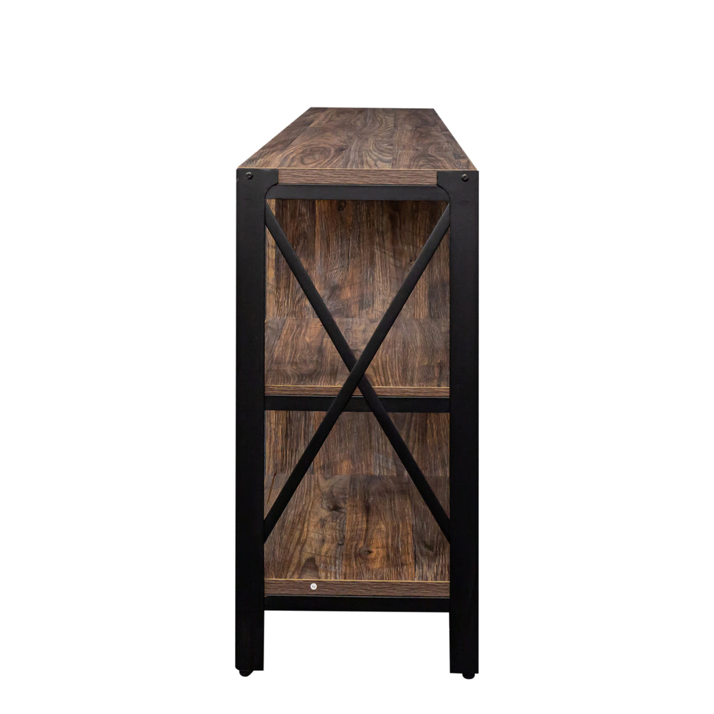 Industrial Farmhouse TV Stand for Living Room or Bedroom