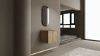 24" Wall-Mounted Bathroom Vanity, 2-Soft Closing Door