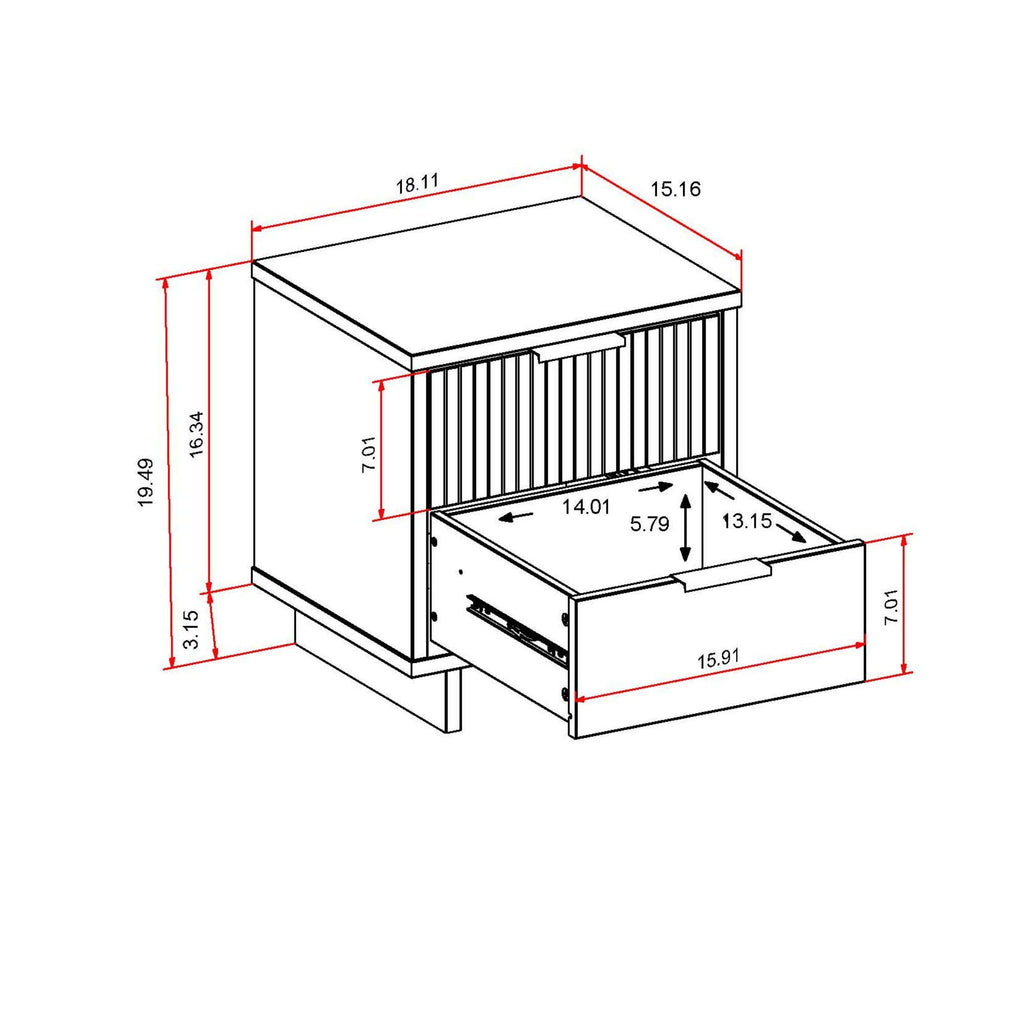 Granville 18" Nightstand