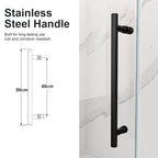 Frameless Single Sliding Shower Door
