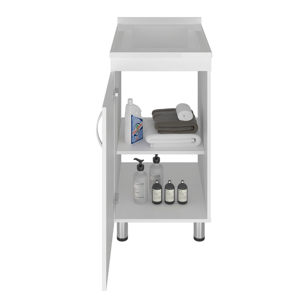 Slee Compact Utility Sink Cabinet with Storage