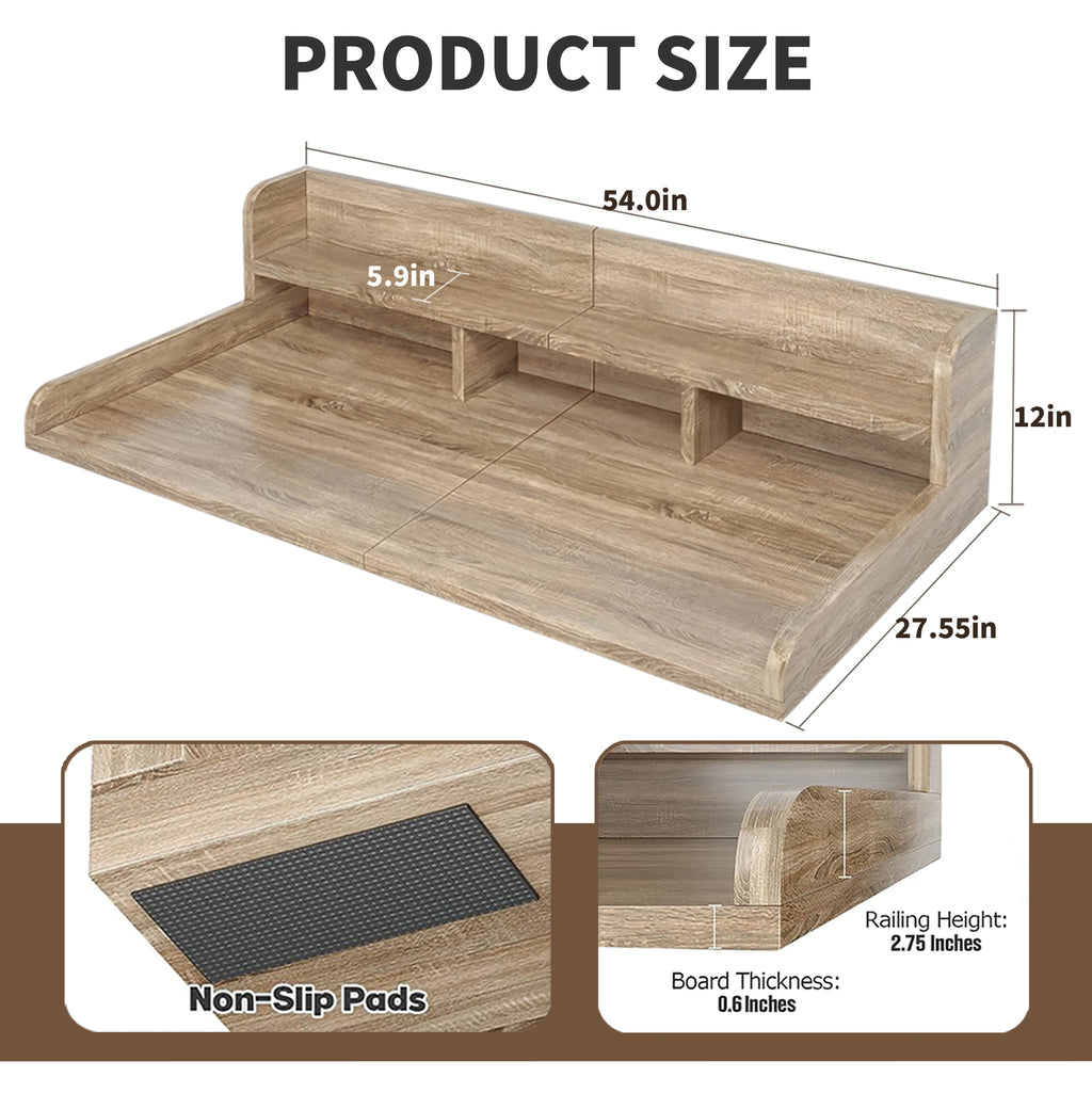 Washer Dryer Countertop with Non-slip Pads, Sandy