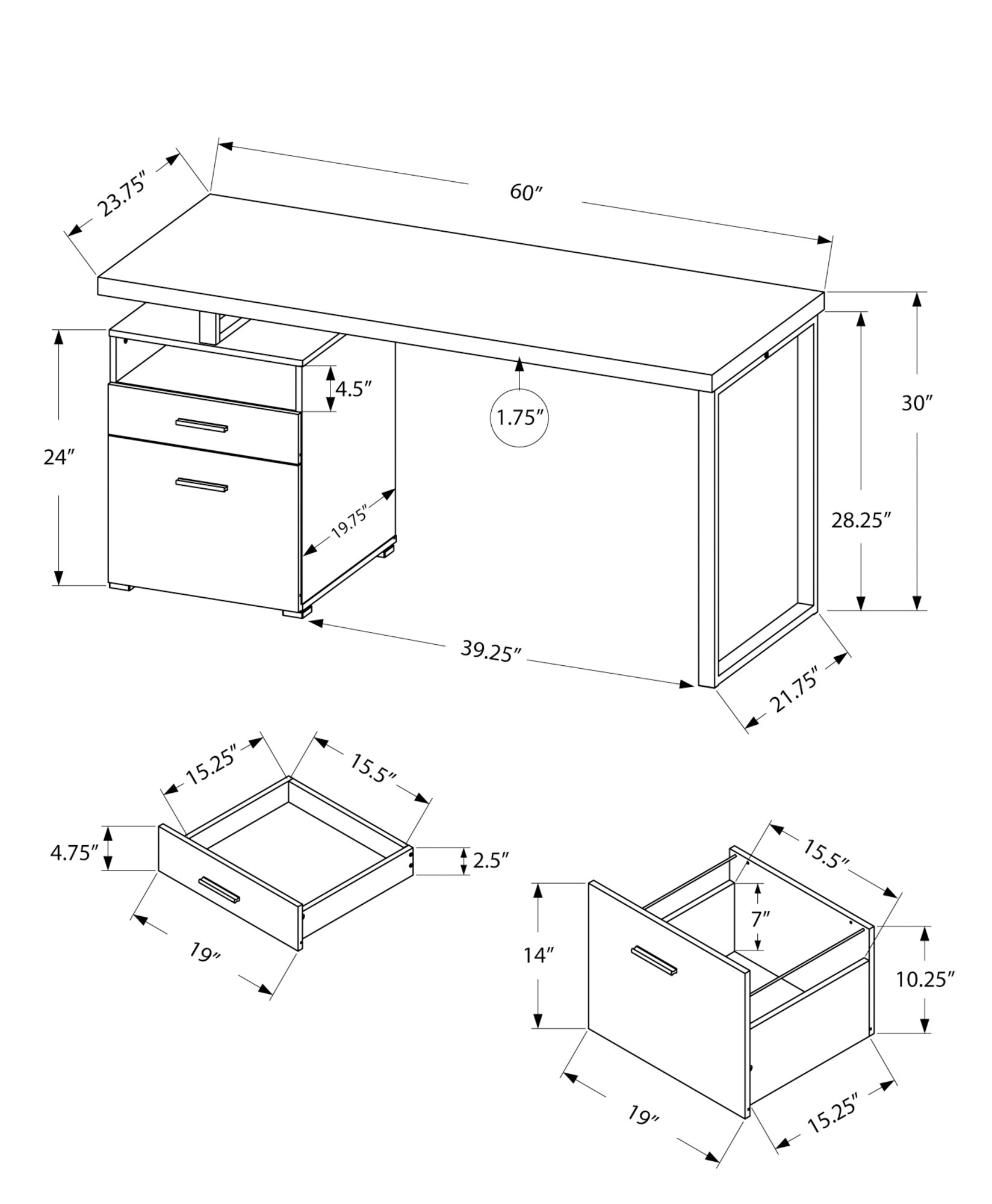 Computer Desk for Home Office