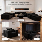 Small Boneless Sofa Chair, No Assembly Couch in a Box