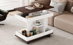 U-Can Adjustable End Table with Wheels