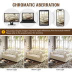 41.3" Upholstered Velvet Sofa with Nailhead Trim