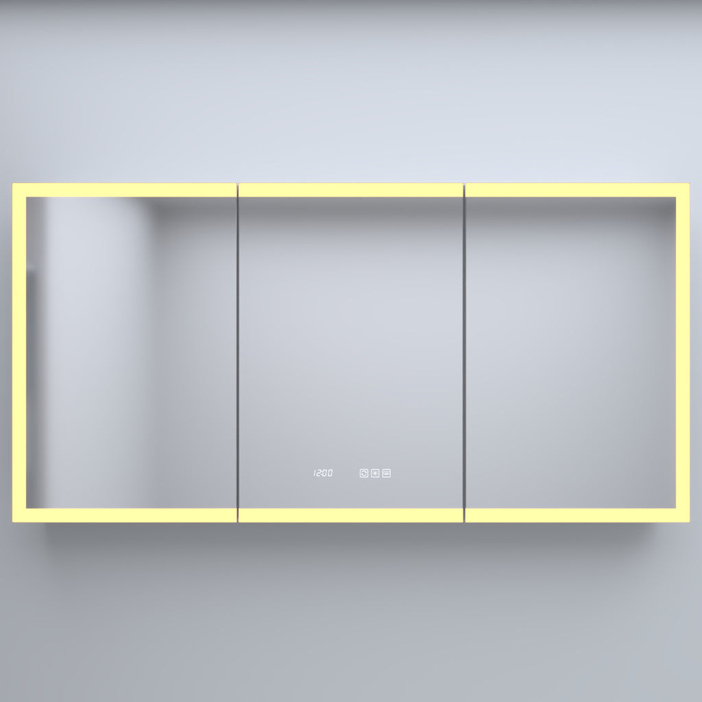 60 Inch W x 30 Inch H Rectangular LED Bathroom Mirror